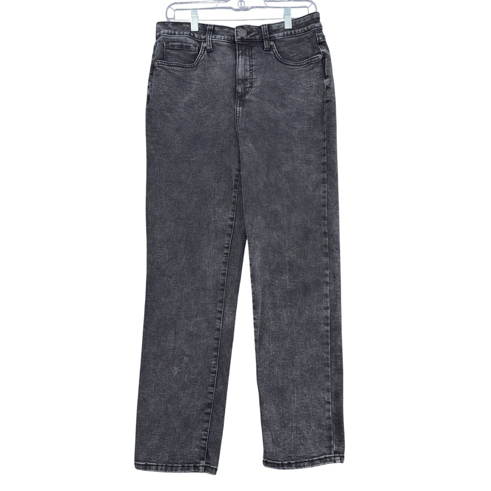Lauren Conrad Straight Leg Women‎ 10 Cotton Blend Gray Acid Wash Jeans
